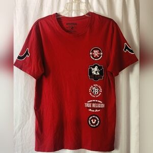 True Religon Men's Buddha Multi Logo Tee Medium EXCELLENT CONDITION ✨️